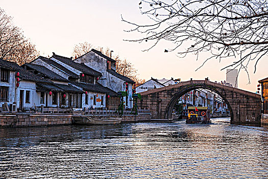 古运河与古建筑