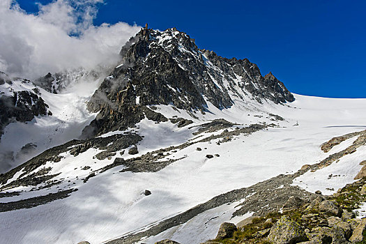 雪原,冰河,顶峰,瓦莱,瑞士,欧洲