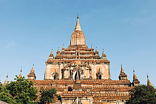 塔,庙宇,蒲甘,缅甸