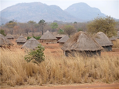 非洲,村庄,莫桑比克