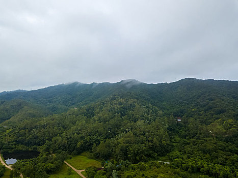 广东惠州红花嶂云海航拍风光