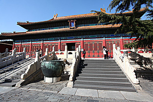 奉先殿,钟表馆,故宫,中国,北京,全景,地标,传统