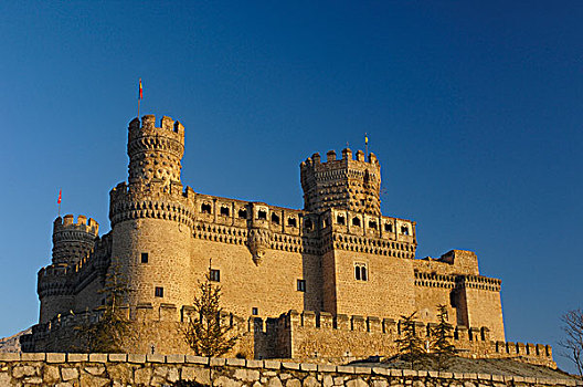 城堡,马德里,西班牙,欧洲