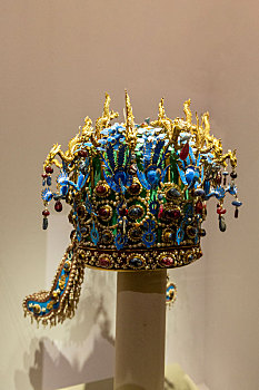 中国国家博物馆中国古代服饰文化展,孝端皇后凤冠