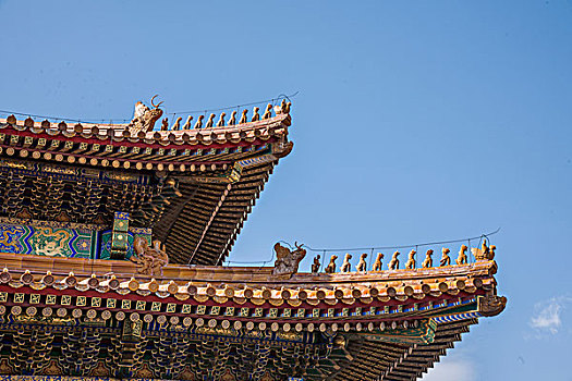 北京故宫博物院房檐