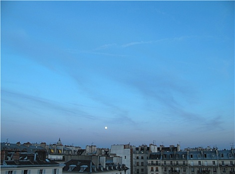 傍晚,巴黎