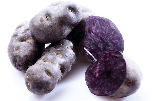 紫色马铃薯,块菌,土豆