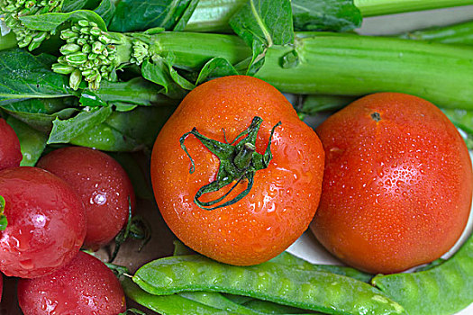 新鲜健康的蔬菜