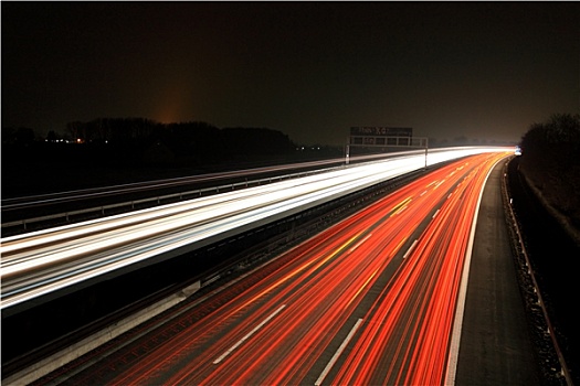 高速公路,夜晚