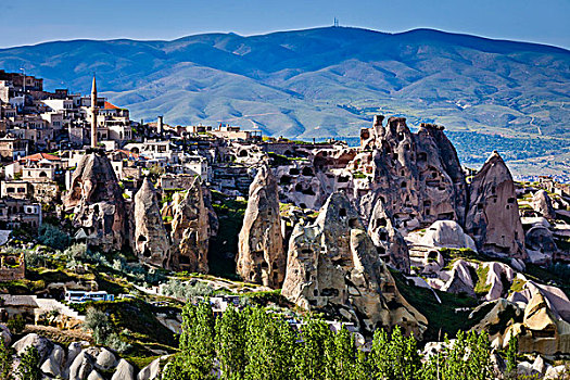 岩石构造,住所,山谷,卡帕多西亚,土耳其