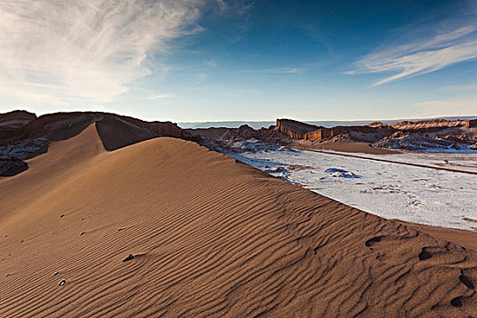智利,阿塔卡马沙漠,佩特罗,沙丘