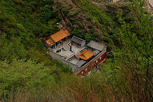 河北鸡鸣山财神庙建筑