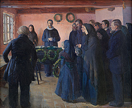 葬礼,1891年,艺术家