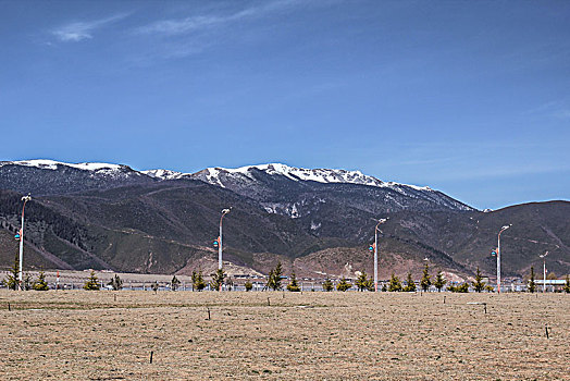 冰川雪山自然景观