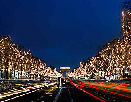 香榭丽舍大街,巴黎,法国