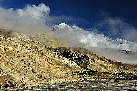 山谷,地区,安娜普纳,保护区,尼泊尔