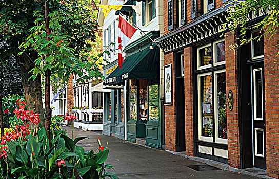 商店,主要街道,历史,尼亚加拉湖畔市镇,安大略省,加拿大