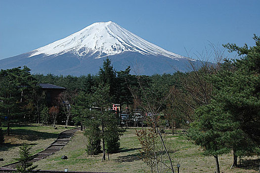 日本富士山风光