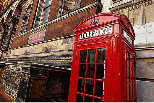 电话亭,建筑,伦敦,英格兰