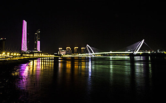 南京江滨夜景