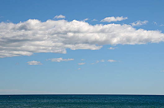 景色,海洋,天空,云,赛特港,朗格多克-鲁西永大区,法国
