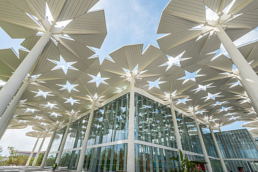 2019中国北京世园会国际馆的园林建筑
