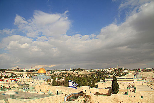 圣殿山,犹太区,耶路撒冷,以色列