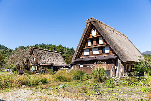 老,房子,日本