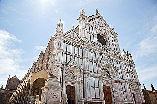 教堂,广场,佛罗伦萨,托斯卡纳,意大利