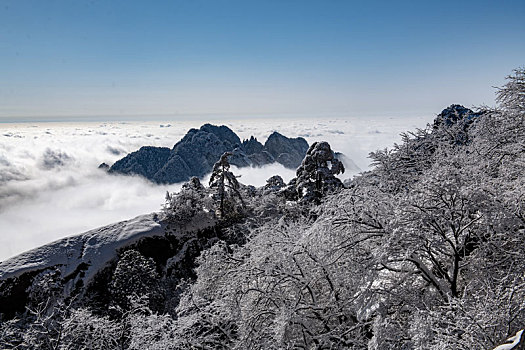 安徽黄山自然风光