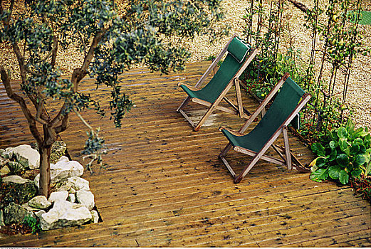 折叠躺椅,内庭,雷岛,法国