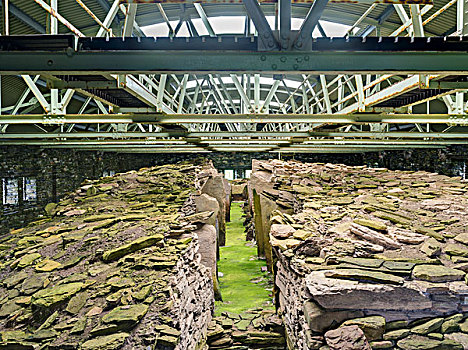 新石器时代,输入,岛屿,奥克尼群岛,苏格兰,大幅,尺寸