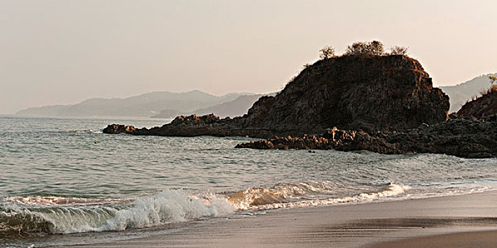 岩石构造,海岸,墨西哥