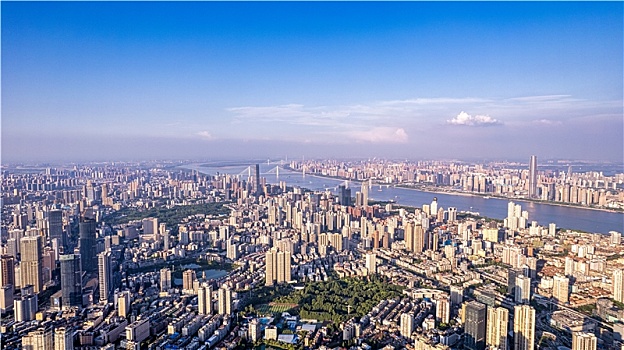 武漢漢口城市航拍