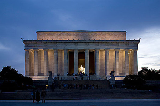 林肯纪念堂,华盛顿特区,美国,建筑师,熏肉