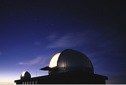 观测,星星,艾伯塔省,加拿大