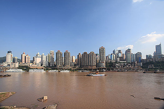 重庆嘉陵江沿岸风光