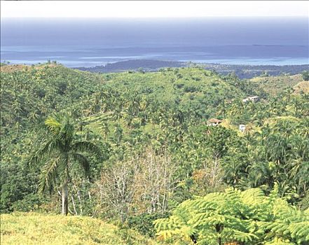 多米尼加共和国,靠近,风景