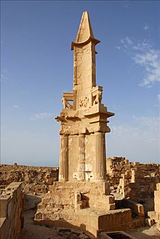 陵墓,萨布拉塔,利比亚