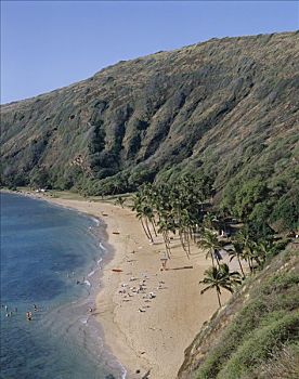 恐龙湾,夏威夷,瓦胡岛,美国