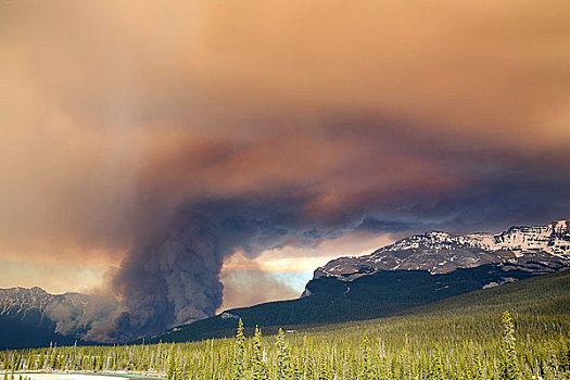 加拿大山火