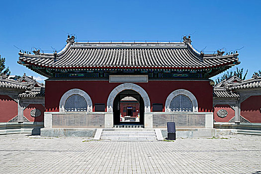 传统,道教,庙宇,建筑,中国