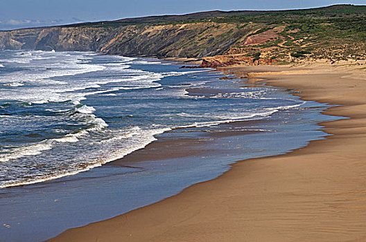 葡萄牙,阿尔加维,风景,海滩,自然保护区,哥斯达黎加