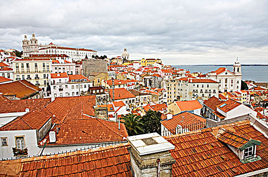眺台,阿尔法马区,里斯本,葡萄牙