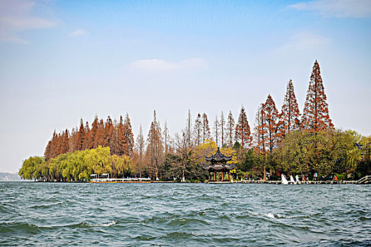 杭州西湖秋景