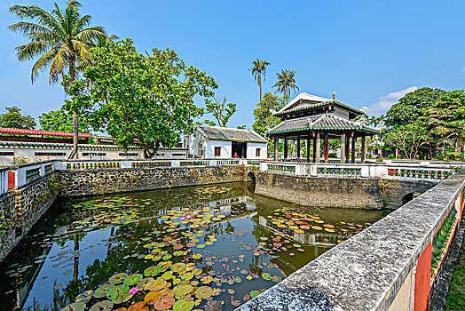 海南儋州东坡书院荷花池