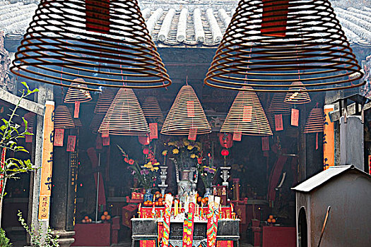 中国寺庙,长,香港
