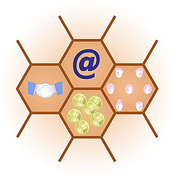 概念,两个,公司,联合,商务