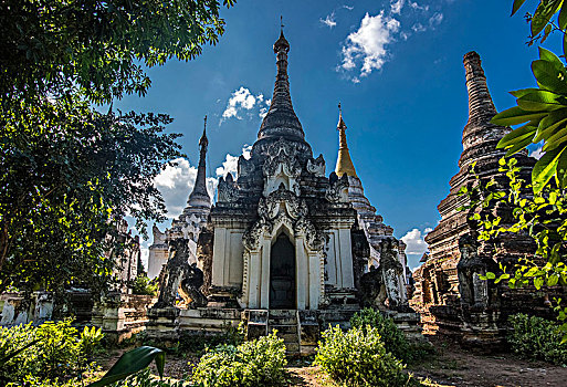 缅甸,传说,区域,乡村,塔,古老,宗教,场所