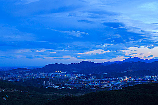 香山俯瞰夜景